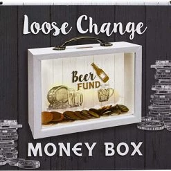 Giftworks GENERAL GIFTS Loose Change Money Box - Beer Fund