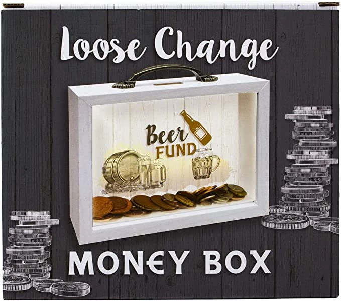 Giftworks GENERAL GIFTS Loose Change Money Box - Beer Fund 3 Giftworks GENERAL GIFTS Loose Change Money Box - Beer Fund