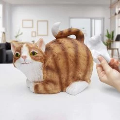Mikamax GENERAL GIFTS Cat Tissue Holder