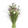 Straits Grass Floral Bundle Pink And Purple Morning Glory 70cm