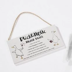 Richard GENERAL GIFTS Animal Kitchen Rules “Duckaholic”