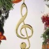 Giftworks TREBLE CLEF ORNAMENT CHRISTMAS SHOP
