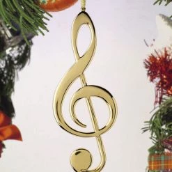 Giftworks TREBLE CLEF ORNAMENT CHRISTMAS SHOP