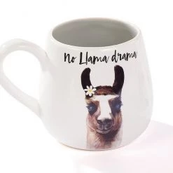 Richard Lang No Llama Drama Mug GENERAL GIFTS