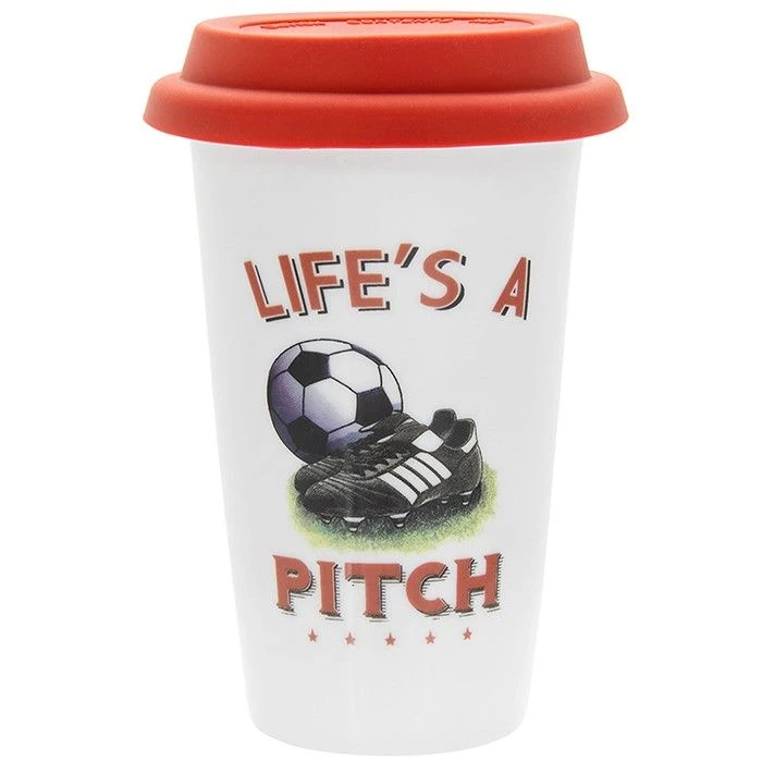 Lesser And Pavey Cheeky Sport Travel Mug Football GENERAL GIFTS 3 Lesser And Pavey Cheeky Sport Travel Mug Football GENERAL GIFTS