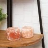 Giftworks Himalayan Rock Salt Lamp Tea-light Holders Set Of 2
