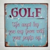Dutch Brothers Fun Golf Sign Pants On