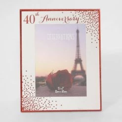 Giftworks WEDDING & ANNIVERSARIES 40th Wedding Anniversary Gift Frame
