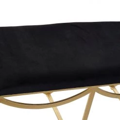 Itemint GENERAL GIFTS SHOE-REMOVING CHAIR METAL POLYESTER 120X40X47,5