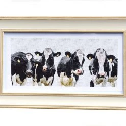 Giftworks Irish Gifts Cow Panorama Framed Print