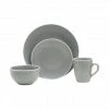 Premier Housewares 16Pc Grey Dinner Set With White Rim GENERAL GIFTS