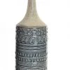 Giftworks Stoneware Vase Blue/Cream