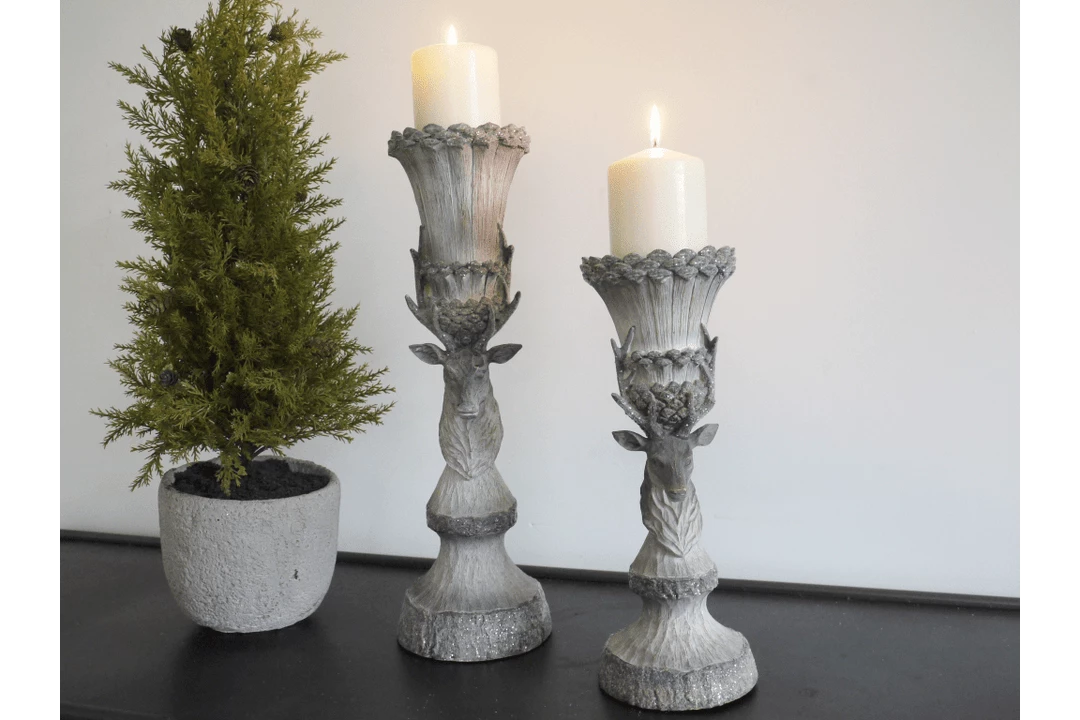 Giftworks STAG CANDLE HOLDER 3 Giftworks STAG CANDLE HOLDER