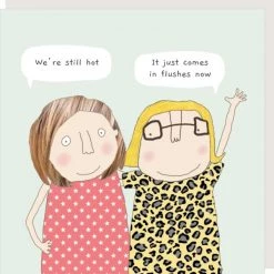 ROSIE MADE A THING GREETING CARDS Rosie Made A Thing – ‘Still Hot And Flushes’ Greetings Card