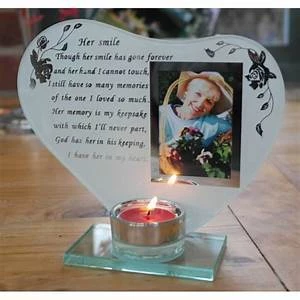 Parmy GENERAL GIFTS Her Smile Memorial Gifts Photo Plaque 3 Parmy GENERAL GIFTS Her Smile Memorial Gifts Photo Plaque