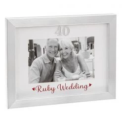 Joe Davies Ruby Silver Event Frame Wedding 6x4