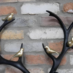 Dutch Brothers GENERAL GIFTS Stag Head With Gold Birds 11 Dutch Brothers GENERAL GIFTS Stag Head With Gold Birds