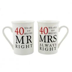 Giftworks NOVELTY Mr Right & Mrs Always Right Mug Anniversary Gifts 9 Giftworks NOVELTY Mr Right & Mrs Always Right Mug Anniversary Gifts