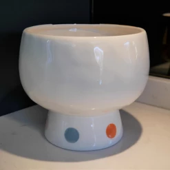 Dutch Brothers Abstract Face Vase