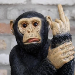 Dutch Brothers Black Rude Monkey Ornament GENERAL GIFTS