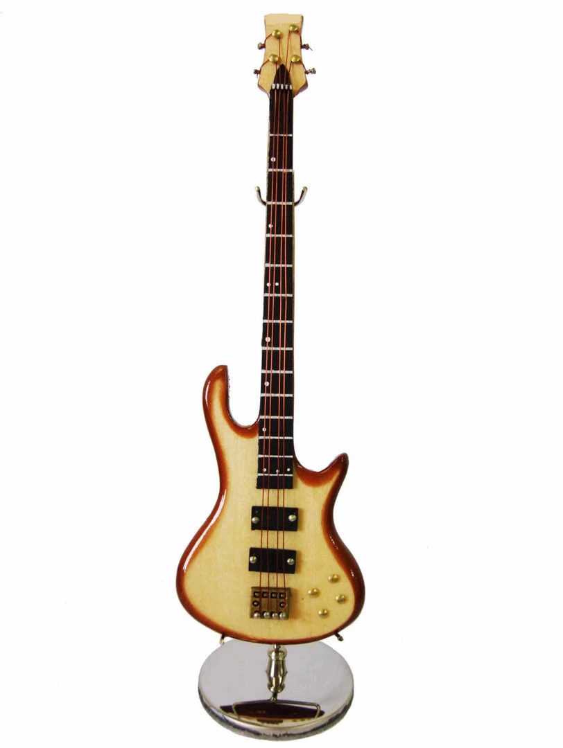 Faire Base Electric Guitar Miniature With Case GENERAL GIFTS 4 Faire Base Electric Guitar Miniature With Case GENERAL GIFTS