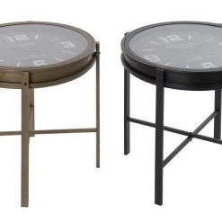 Giftworks Auxiliary Clock Table Black GENERAL GIFTS