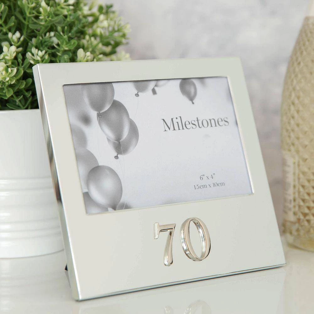 Giftworks 6" X 4" - Milestone Birthday Frame With 3D Number FRAMES 9 Giftworks 6" X 4" - Milestone Birthday Frame With 3D Number FRAMES