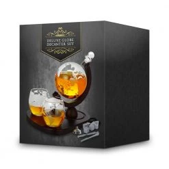 Mikamax DELUXE GLOBE DECANTER SET