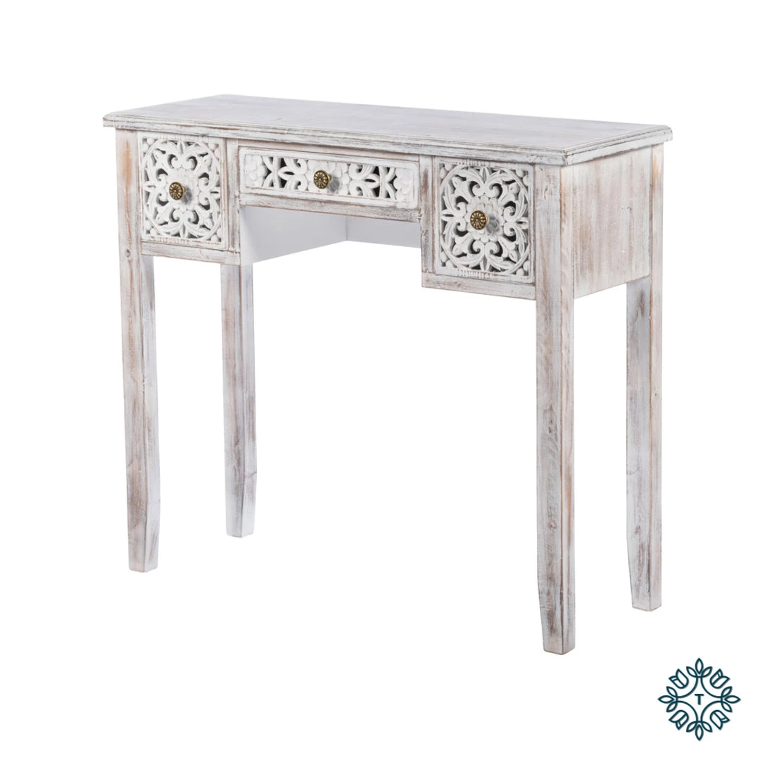 Tara Living Jessie Console Table Antique White GENERAL GIFTS 3 Tara Living Jessie Console Table Antique White GENERAL GIFTS