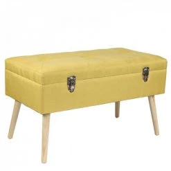 Zentrada Yellow Suitcase Bench