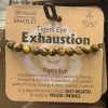 Royal County GENERAL GIFTS TIGERS EYE FOR EXHAUSTION GEMSTONE BRACELET