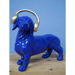 Dutch Brothers Dog With Headphones (Blue) GENERAL GIFTS
