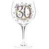 Joe Davies Doodleicious Wine Glass 30th GENERAL GIFTS