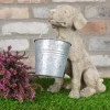 Dutch Brothers Dog Carrying Pot Planter 2 Dutch Brothers Dog Carrying Pot Planter