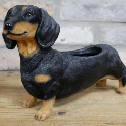 Dutch Brothers GENERAL GIFTS Dachshund Planter 16 Dutch Brothers GENERAL GIFTS Dachshund Planter