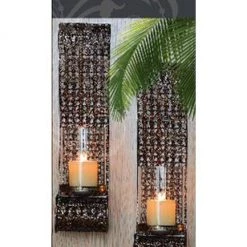 Giftworks Celtic Ironworks Set Of 2 Wall Lanterns Sconces Bronze GIFTS FOR HER