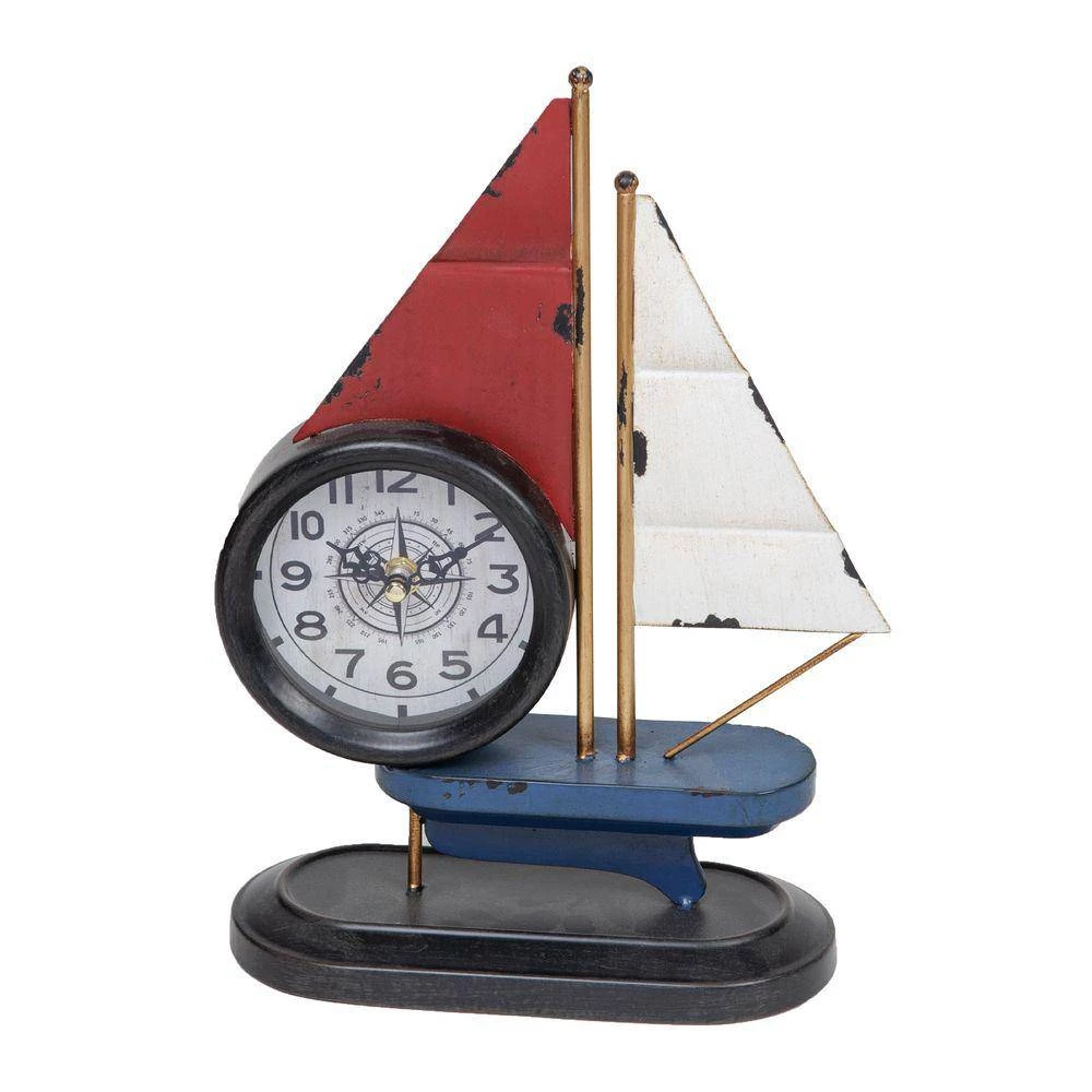Giftworks Hometime® Metal Mantel Clocks - Sailing Boat GENERAL GIFTS 3 Giftworks Hometime® Metal Mantel Clocks - Sailing Boat GENERAL GIFTS