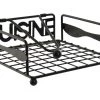ITEM GENERAL GIFTS NAPKIN HOLDER CHROMED METAL 18X18X7 CUISINE MATTE