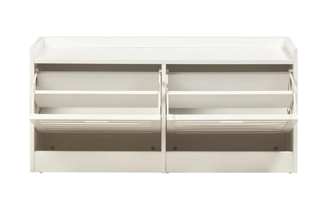 Ankorstore SHOE CABINET WHITE GENERAL GIFTS 4 Ankorstore SHOE CABINET WHITE GENERAL GIFTS