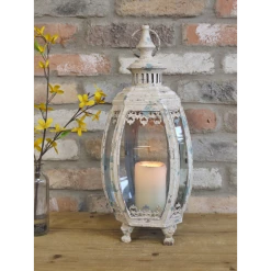 Dutch Brothers Cream Shabby Chic Lantern