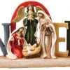CBC Resin Holy Family Christmas Nativity Scene Noel RELIGIOUS SENTIMENTS