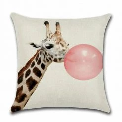 Faire Cushion Cover Animal Party - Girafe 11 Faire Cushion Cover Animal Party - Girafe