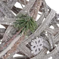 Itemint Table Top Rattan Tree With Lights