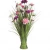 Straits GENERAL GIFTS Grass Floral Bundle Pink Mixed 70cm