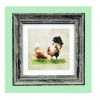 Giftworks GENERAL GIFTS Irish Handmade Gifts - Chicken 9x9 Framed Print