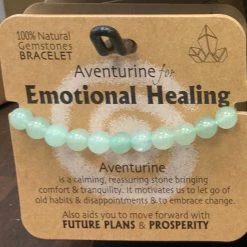 Royal County AVENTURINE FOR EMOTIONAL HEALING GEMSTONE BRACELET