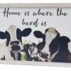 Richard Lang Family Cow Herd Plaque GENERAL GIFTS