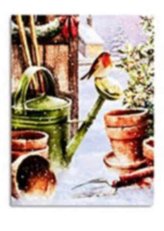Giftworks Snowy Robin Scenes 40x30cm 5 Giftworks Snowy Robin Scenes 40x30cm