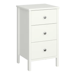 Steens GENERAL GIFTS 3 Drawer Bedside – Off White