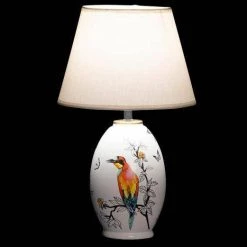 ITEM GENERAL GIFTS Pajoro’s Table Lamps With Cream Shade